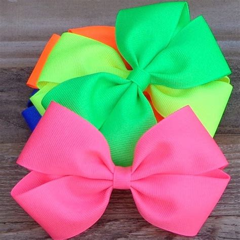 Bright Hair Bow Etsy