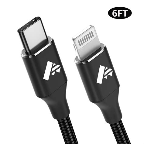 6FT USB C To Lightning Cable Aioneus MFi Certified IPhone Chargin