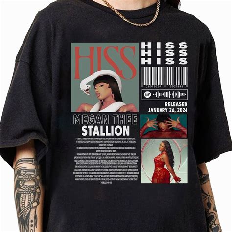 Megan Thee Stallion Music Merch Shirt Hiss Album S Tee Mts Tour