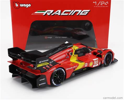 BURAGO 18 26309 51 Scale 1 24 FERRARI 499P 3 0L TURBO V6 TEAM FERRARI