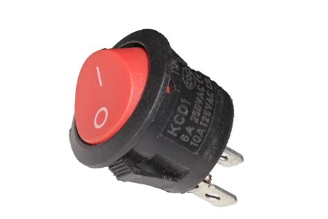 KCD1 Round ON OFF Switch SPST 6A 250V 10A 125V Majju PK