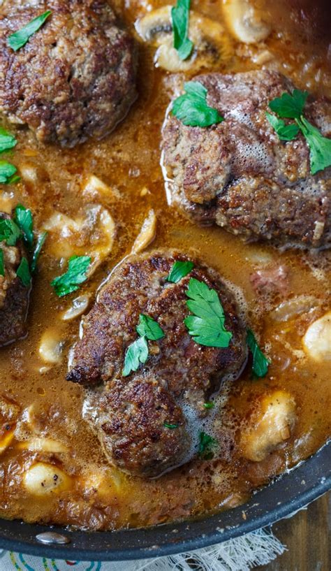 Salisbury Steak Recipe Spicy Southern Kitchen