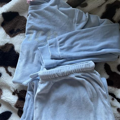 Long Sleeve Juicy Couture Pajama Set Size Depop