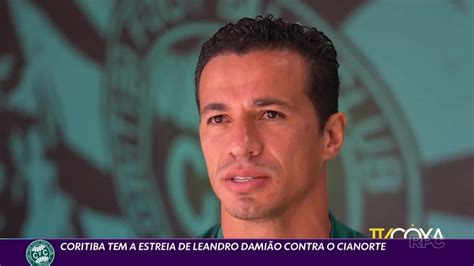 Próximo da estreia pelo Coritiba Leandro Damião destaca objetivo Dar