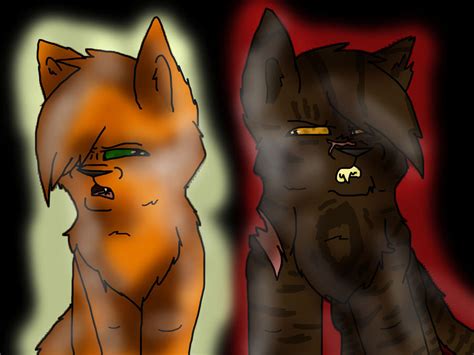 Firestar Vs Tigerstar By Starthewolfpuppy On Deviantart