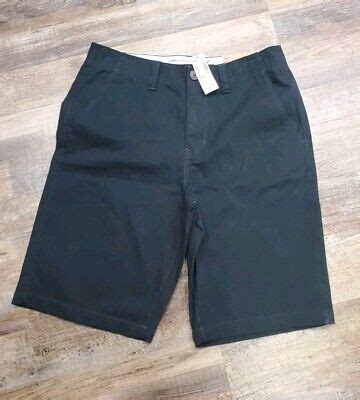 American Eagle Longboard Shorts Mens X Chino Khaki Long Black Nwt