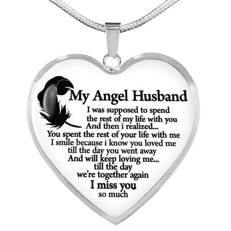 Husband Memorial T Husband Angel Wings Keychain Remembering Him Husband Is My Angel