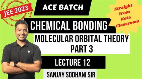 Molecular Orbital Theory Part Chemical Bonding Inorganic