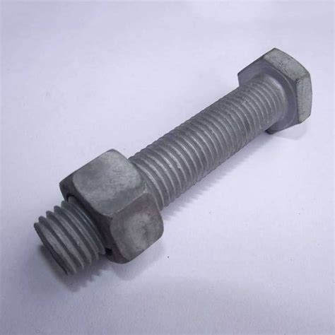 Fasteners Hot Dip Galvanized Bolts And Nuts Set Ningbo Chenglong