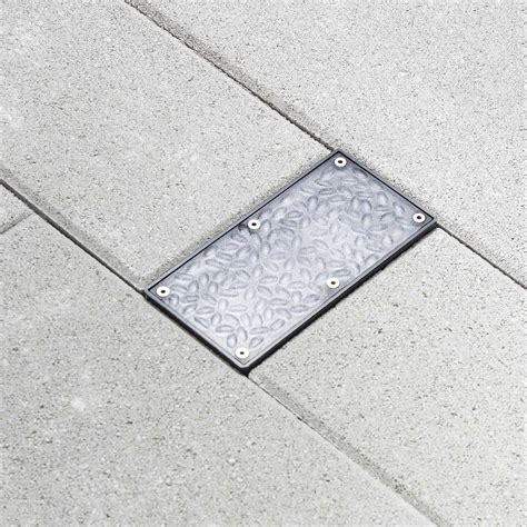 Lamplust Solar Brick Landscape Path Light X Recessed Polyresin Paver