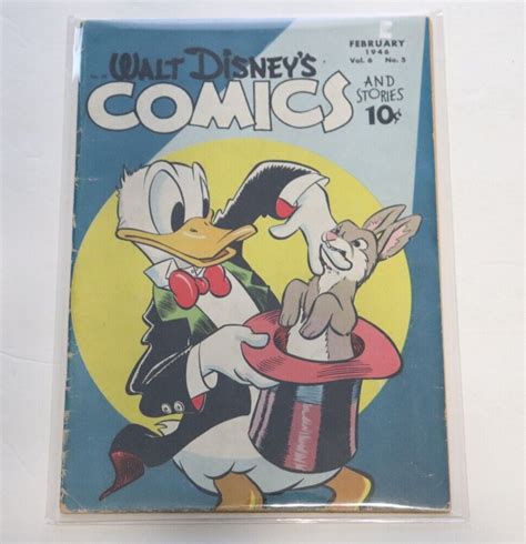 Walt Disneys Comics And Stories 65 Golden Age Vintage Dell 1946