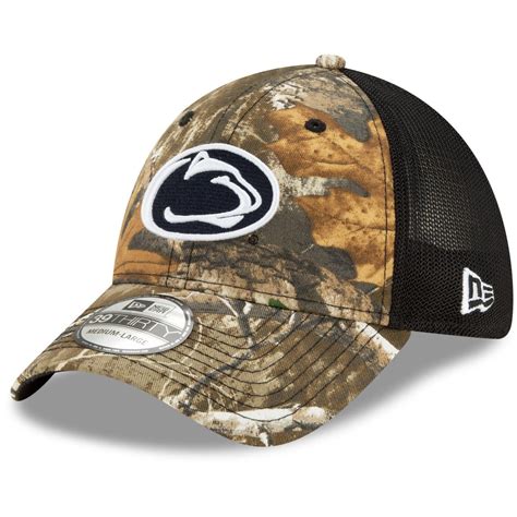 Mens New Era Realtree Camoblack Penn State Nittany Lions Team Mesh