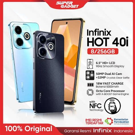 Jual Infinix Hot 40i 8 256 GB 8GB 256 GB RAM 8 ROM 256 Smartphone Android Terbaru Di Seller