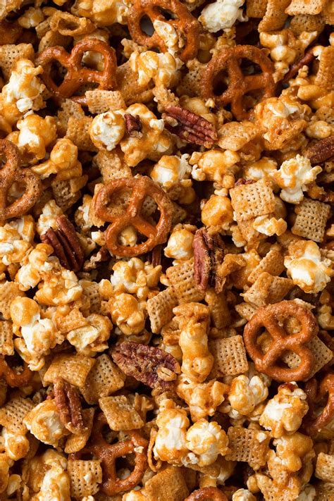 Crunchy Caramel Corn Snack Mix Cooking Classy