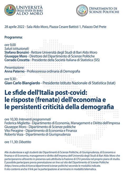 Le Sfide Dellitalia Post Covid Le Risposte Frenate Delleconomia E