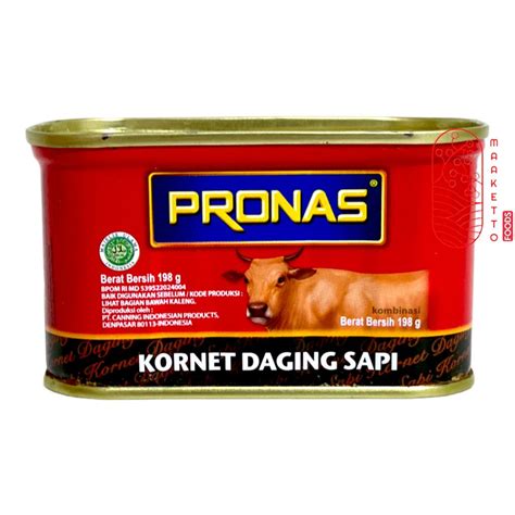 Jual Pronas Corned Beef Pronas Kornet Daging Sapi Kaleng Gr