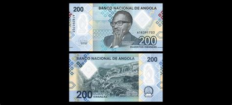 Banknote Angola P Kwanzas Polymer