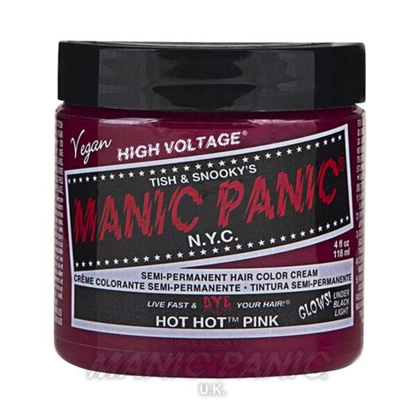 Hot Hot Pink High Voltage Classic Hair Dye Manic Panic Uk