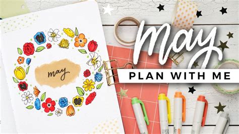 PLAN WITH ME May 2020 Bullet Journal Setup YouTube