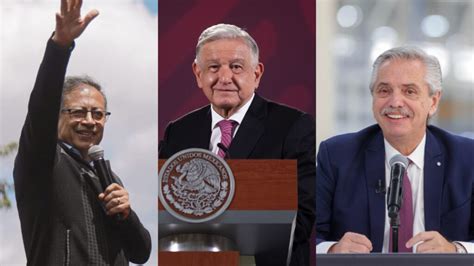 AMLO manifiesta apoyo a Gustavo Petro y Alberto Fernández ante crisis