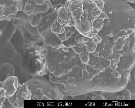 Sem Micrograph Of Fly Ash After Experiment At C Coal Ash Sample