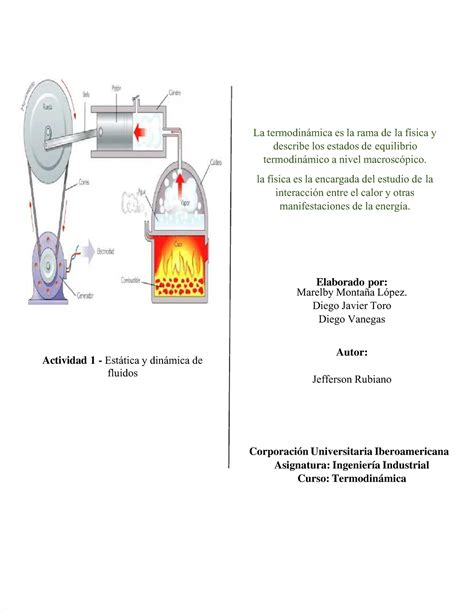 Actividad 1 Estática y Dinámica de fluidos Actividad 1 Actividad 1