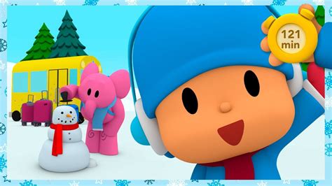 🥳️ Pocoyo And Nina Happy Holidays Vacaciones Navideñas 121 Min Caricaturas Y Dibujos