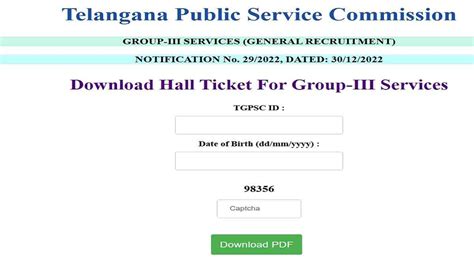 TSPSC Group 3 Hall Ticket 2024 Out At Websitenew Tspsc Gov In Here S