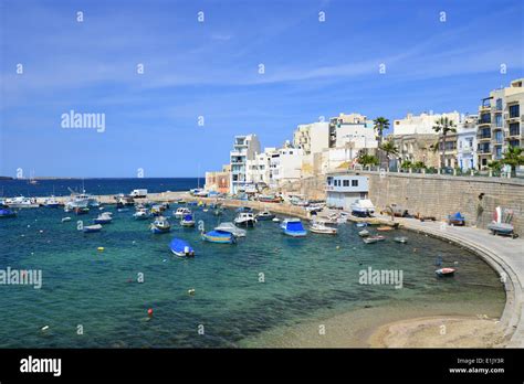 View Of Bay With Boats Maltese Islands Hi Res Stock Photography And