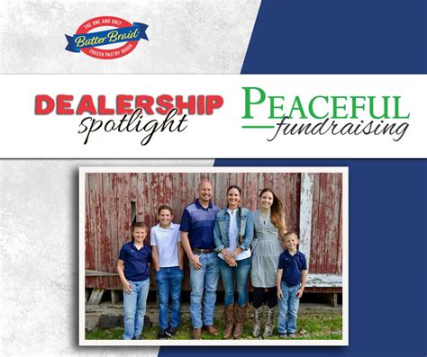 Dealership Spotlight Peaceful Fundraising Butter Braid® Fundraising