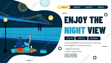 Cartoon Fun Banners For Night Leisure Activities Template Download On