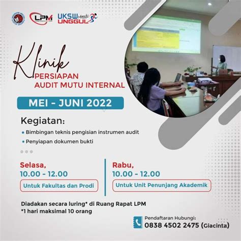 Klinik Persiapan Audit Mutu Internal