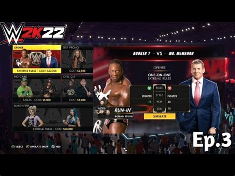 Wwe K My Gm Mode Vince Mcmahon In My Gm Mode Gameplay Video Ep