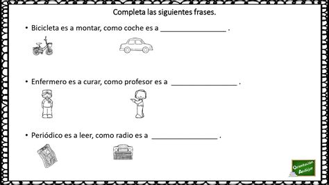 A Continuaci N Os Comparto Un Ejercicio Para Trabajar El Razonamiento