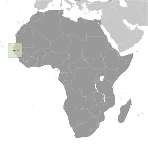 Gambia Map Road Worldometer