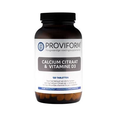 Proviform Calcium Citraat Vitamine D Tabletten