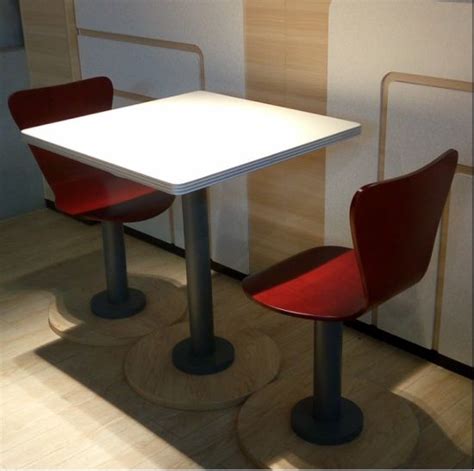 China Kfc Style Modern Fast Food Restaurant Table And Chairs China