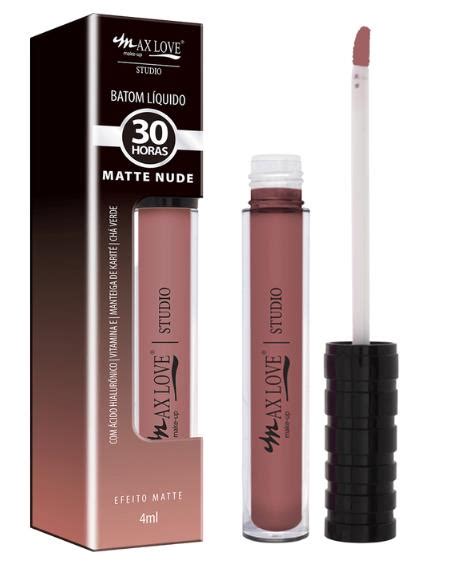 BATOM LIQUIDO MATTE MAX LOVE 30H NUDE Yudevan Distribuidora E