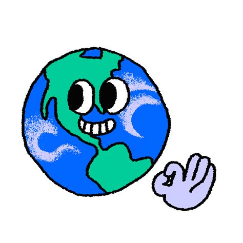 Earth Cartoon Gif - Earth Spinning Gif Animated Dribbble Green Blue | Bodaypwasuya