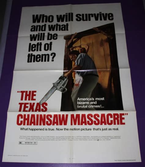 Texas Chainsaw Massacre 1974 Movie Poster