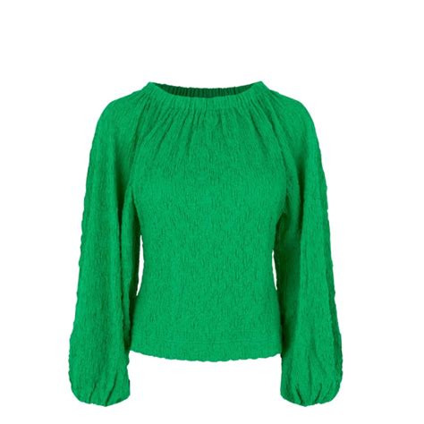 Stine Goya Sam Blouse Classic Green Beamhill