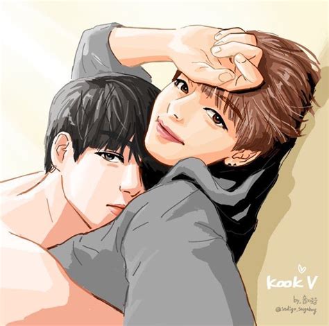 Vkook Kookv Taekook Kooktae Fanart Vkook Fanart Taekook Bts Fanart