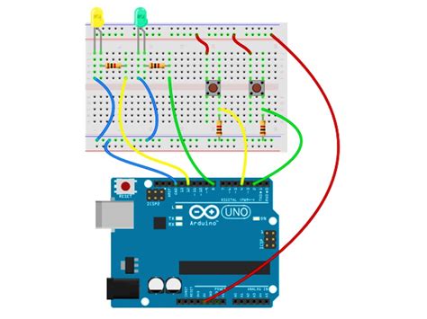 Button Led Circuit Diagram