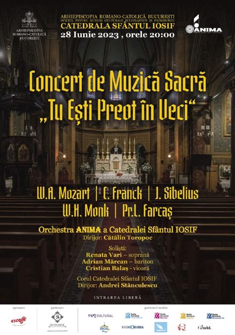 Concert de muzică sacră Tu ești preot în veci la Catedrala Sfântul