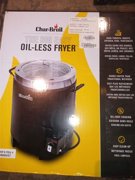 Char Broil The Big Easy Oil Less Turkey Fryer Ebay