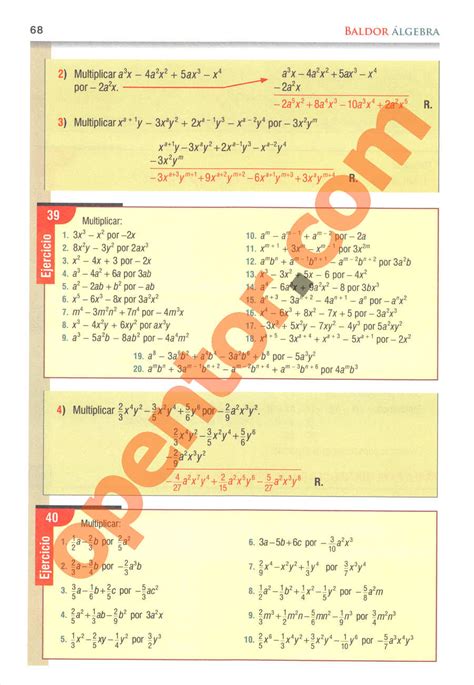 Algebra De Baldor Ejercicios Resueltos Ejercicio 102 De Algebra