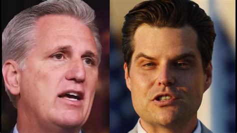 Kevin Mccarthy Accuses Matt Gaetz Of Fibbing About Sex Life Tyt Youtube