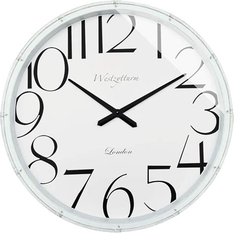 Westzytturm Large Wall Clocks Cm Excellent Sweep Movement Silent