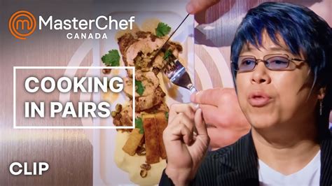 Collaboration In The Mystery Box Challenge MasterChef Canada