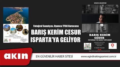 Foto Raf Sanat S Oyuncu Tfgk Kurucusu Bar Kerim Cesur Isparta Ya